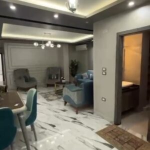 شقة فاخرة غرفتين نوم – 2 حمام في المهندسين (أحمد عرابي) فرش فندقي أول سكن